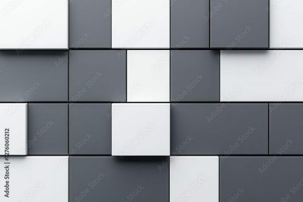 In the grayscale abstract architecture shot, sharp geometric patterns create strong contrast and minimalistic depth, making for a captivating image. In the grayscale abstract architecture shot, sharp geometric patterns create strong contrast and minimalistic depth, making for a captivating image.