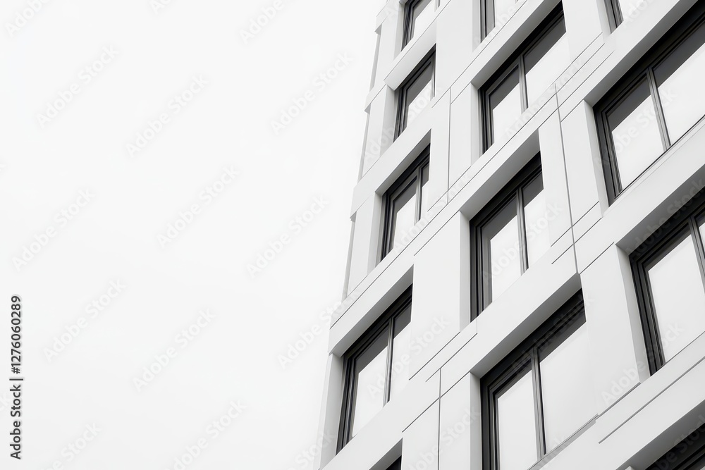 Grayscale abstract architecture shot, sharp geometric patterns, strong contrast, minimalistic depth Grayscale abstract architecture shot, sharp geometric patterns, strong contrast, minimalistic depth