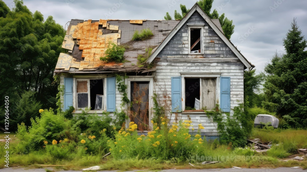 abandoned outdated house abandoned outdated house