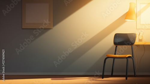 black classroom cartoon background