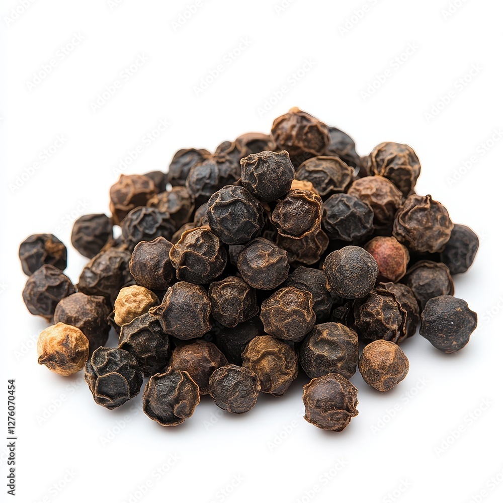 Obraz premium Aromatic Black Peppercorns Close-Up.