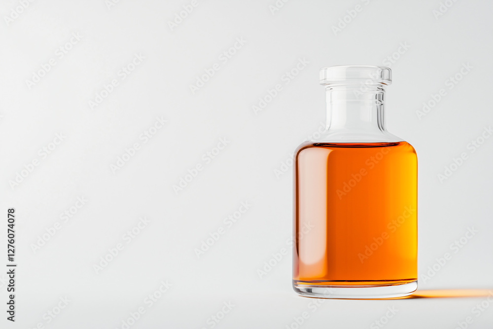 Potion of Mystery: A simple glass bottle, filled with a rich amber liquid, hints at ancient secrets, modern concoctions, or culinary delights, inviting curiosity and imagination. Potion of Mystery: A simple glass bottle, filled with a rich amber liquid, hints at ancient secrets, modern concoctions, or culinary delights, inviting curiosity and imagination.