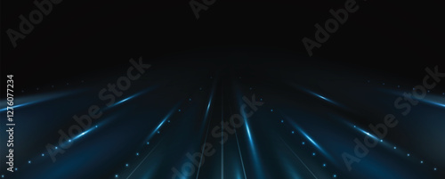 Glow effect of brigft neon flickering flash technology background