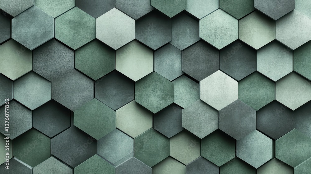 abstract green hexagon pattern background abstract green hexagon pattern background