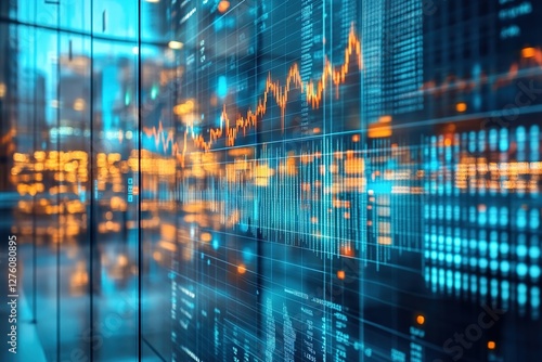 Analyzing Market Trends  Data Visualization and Stock Market Insights with Dynamic Charts  Illuminating Financial Growth Patterns for Investors.
