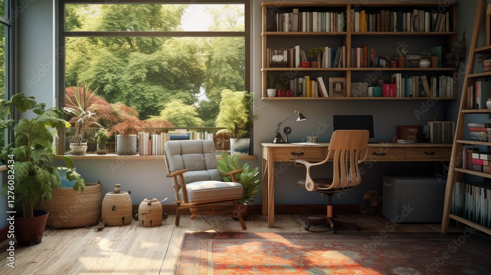 Fototapeta premium rug real office background