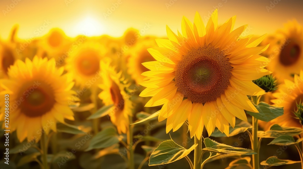 Obraz premium sunny you are my sunshine gold