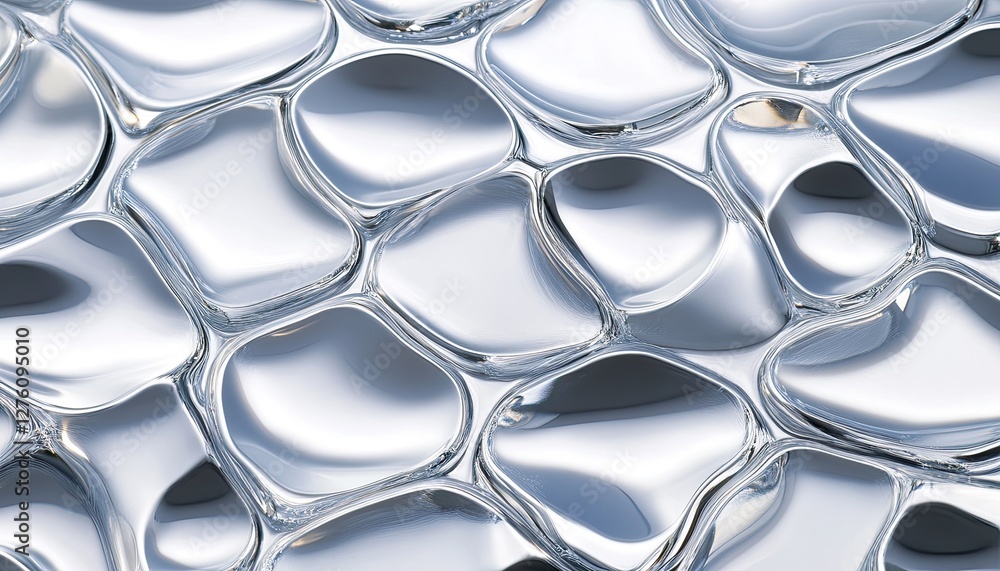 Abstract Silver Liquid Texture Background Image Abstract Silver Liquid Texture Background Image