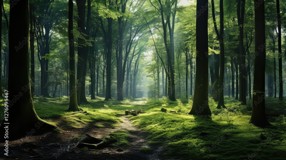 Obraz premium canopy trees landscape