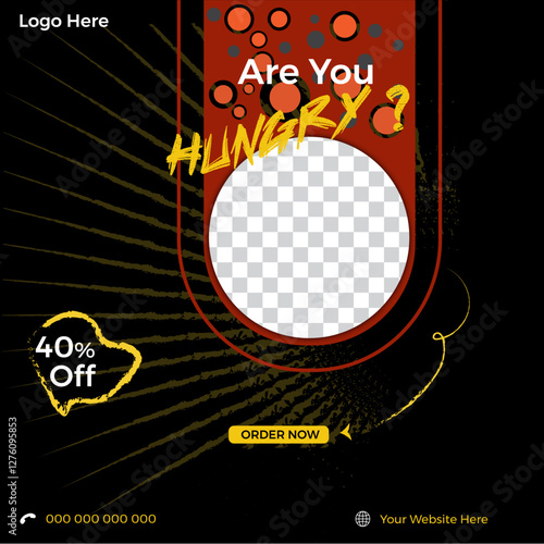 Food Social Media Design.