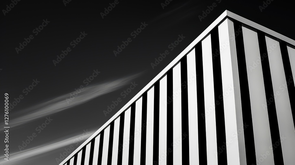 Naklejka premium monochrome black and white diagonal stripes