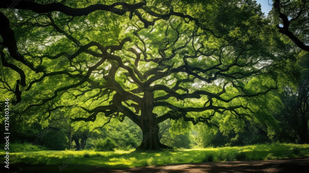 Naklejka premium canopy d tree