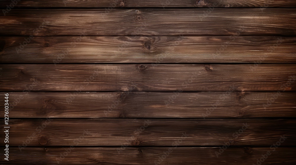 Obraz premium matte dark brown wood background