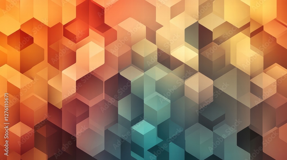 abstract geometric hexagon background abstract geometric hexagon background
