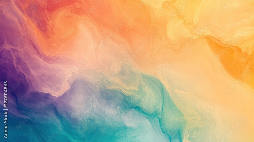 abstract colorful fluid art background