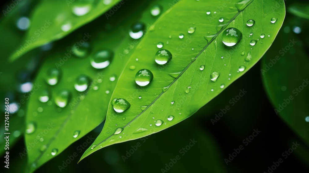 rain water drop on leaves background rain water drop on leaves background