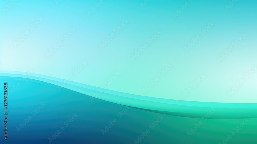 Naklejka premium refreshing gradient background blue green