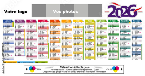 Calendrier 2026 - 18