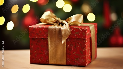 Wallpaper Mural holly christmas gift wrapping Torontodigital.ca