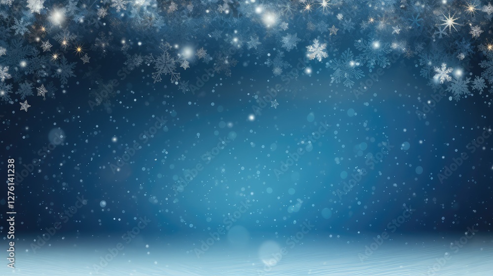 sky christmas banner blue sky christmas banner blue