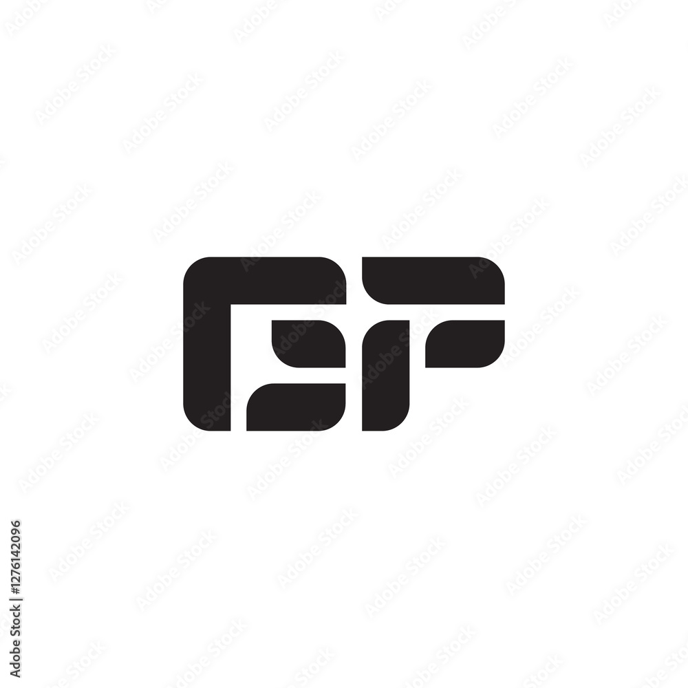 Vector initial letter logo design bold and trendy Vector initial letter logo design bold and trendy