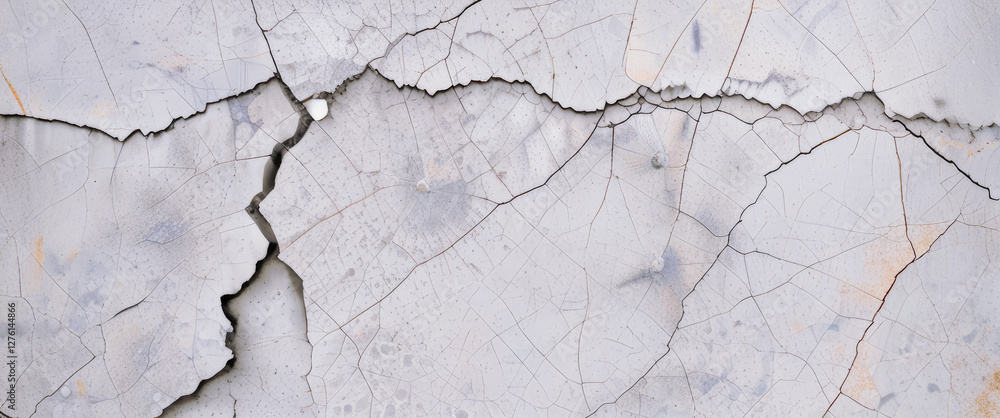 Texture of cracked wall, peeling paint, weathered surface. Texture of cracked wall, peeling paint, weathered surface.