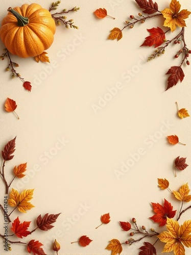 autumn leaves border
