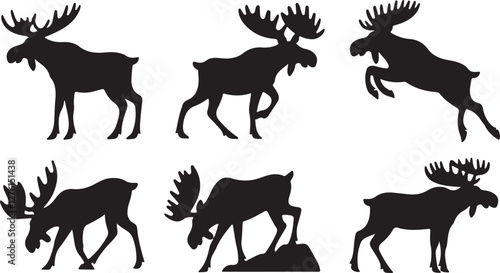 Moose silhouettes