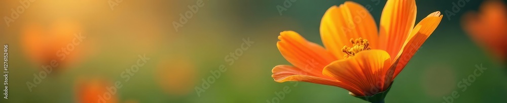 small yellow bud on a stem with large flowers, landscape, large flowers small yellow bud on a stem with large flowers, landscape, large flowers