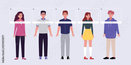009 - Character stand frame