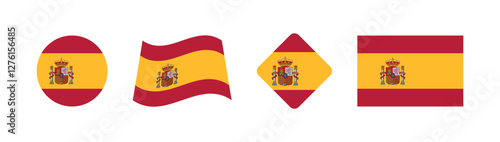 Wallpaper Mural 


Vector Spain National Flag icon collection. Flag set of Spain various styles. Torontodigital.ca