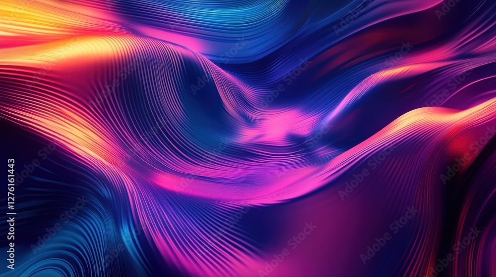 Fototapeta premium abstract colorful waves background