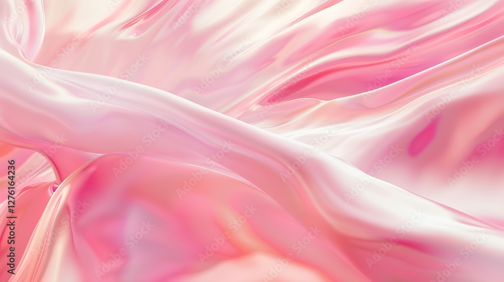 Obraz premium Pink_Abstract_background_dreamy_Galactic_backgroun