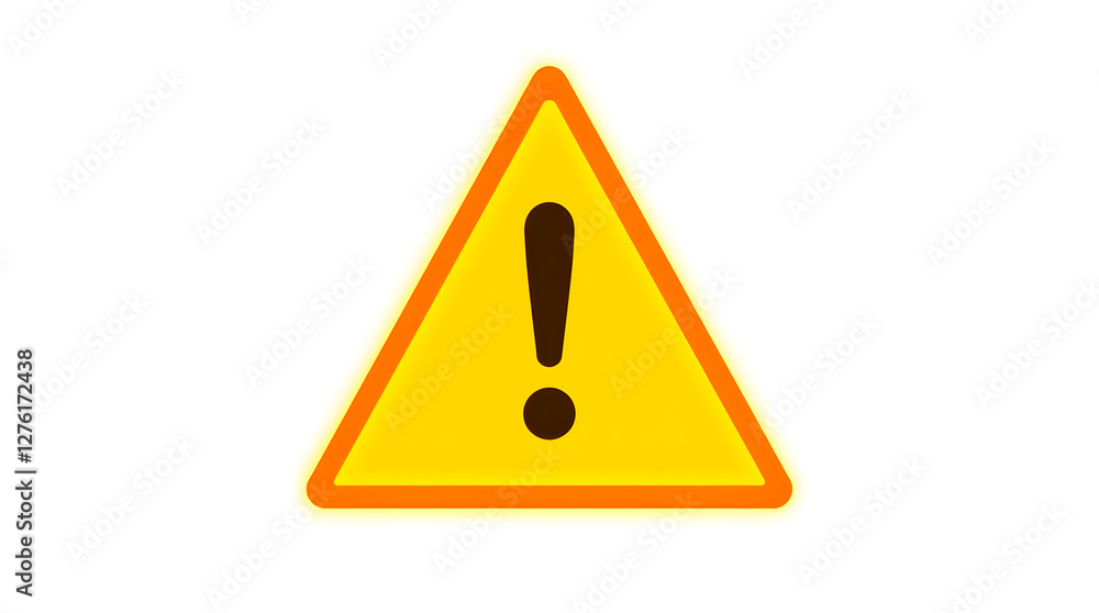 Danger warning sign with white background. Danger warning sign with white background.