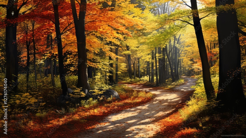 Fototapeta premium leaves fall leaf corner