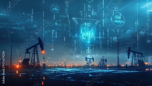 Digital Oilfield: Monitoring and Optimizing Extraction with Futuristic Technology for Enhanced Efficiency photo