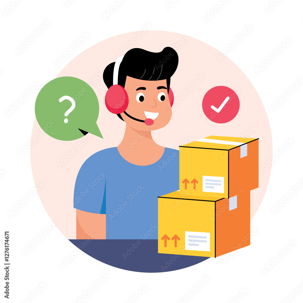 Live Chat Support Concepts Style illustrations. EPS 10 File stock illustration Live Chat Support Concepts Style illustrations. EPS 10 File stock illustration