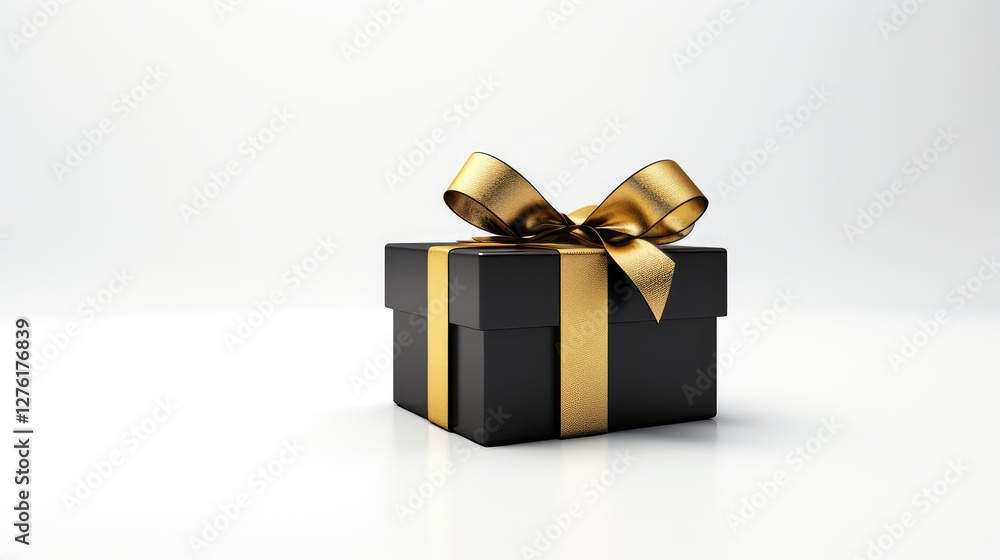 bow present box white background bow present box white background
