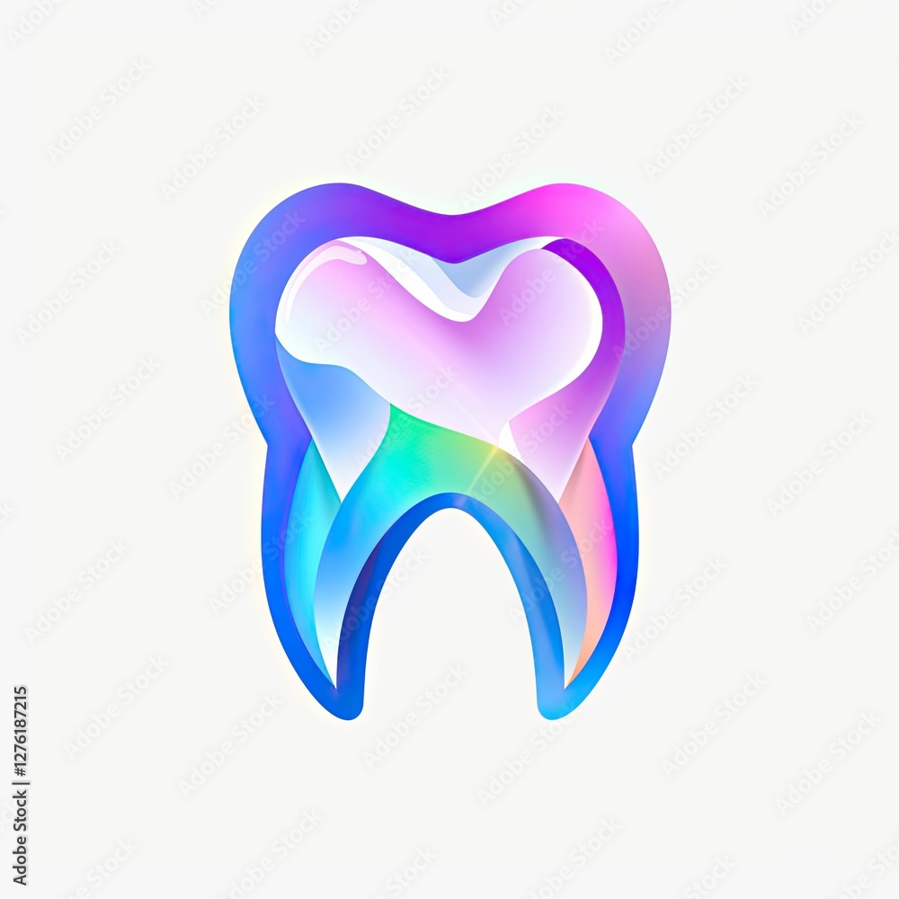 Logo showcases a tooth encircled by a protective ring, emphasizing trust in a clean, modern style using blue and white tones Logo showcases a tooth encircled by a protective ring, emphasizing trust in a clean, modern style using blue and white tones