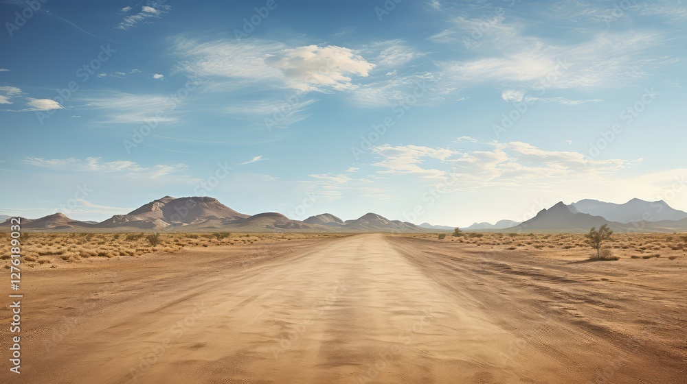 Naklejka premium landscape start road