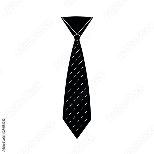Minimalist Necktie Vector Design for Logos