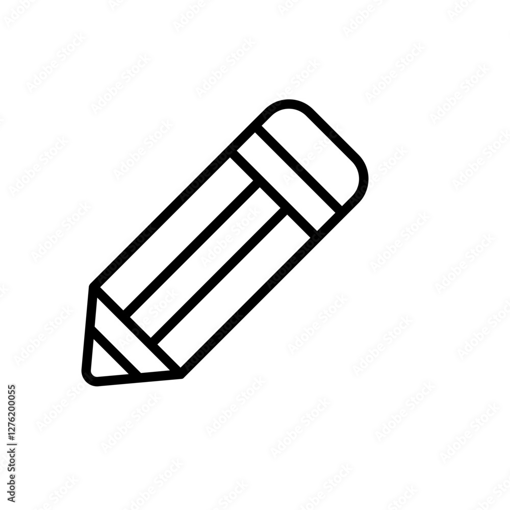 Pencil Outline Icon Pencil Outline Icon