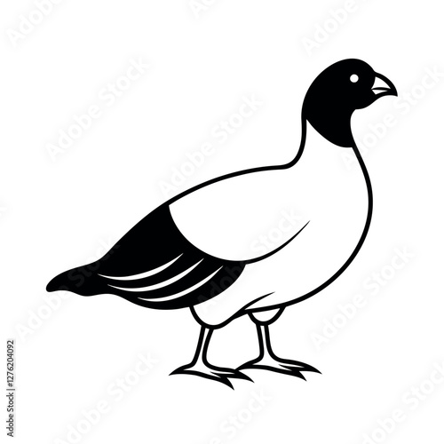 Professional Greater Sage Grouse Vector Graphic for Projects
