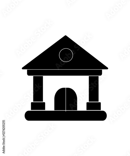 House icon filled with black