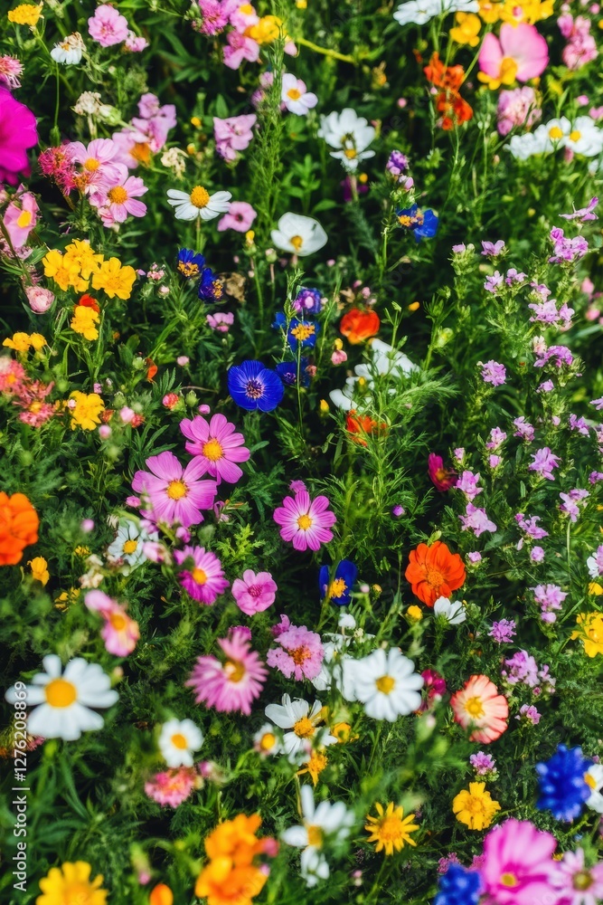 Beautiful colorful wild flowers in Spring. Beautiful colorful wild flowers in Spring.