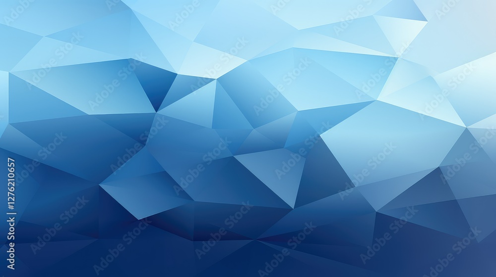 Fototapeta premium gradient low poly background blue