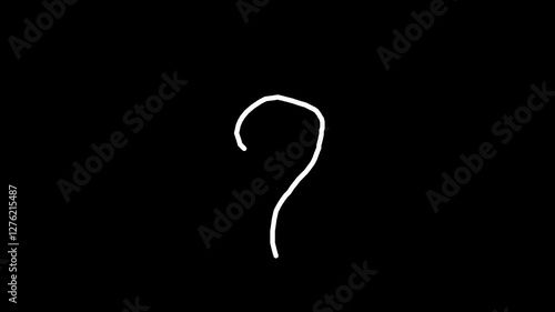 Creative hand-drawn scribble effect animations with alpha channel. Add a unique touch to your projects