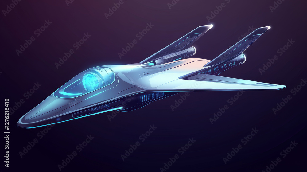 Vector technology ship rocket cartoon design. Vector technology ship rocket cartoon design.
