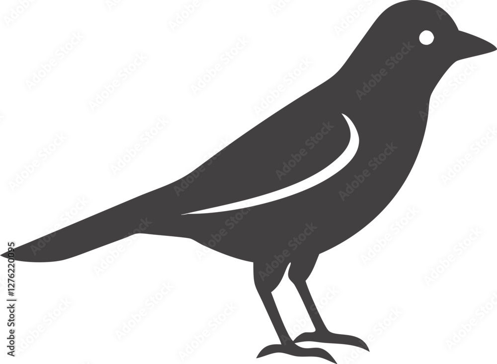 High-Quality Oriole Bird Silhouette Vector – Perfect for Logos. High-Quality Oriole Bird Silhouette Vector – Perfect for Logos.