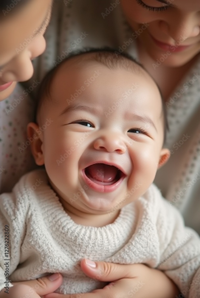 A close-up portrait of a Chinese baby with soft, chubby cheeks and expressive eyes A close-up portrait of a Chinese baby with soft, chubby cheeks and expressive eyes